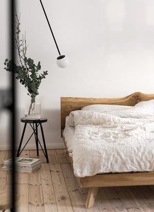 Lit OAK Bed Rustic 180x200
