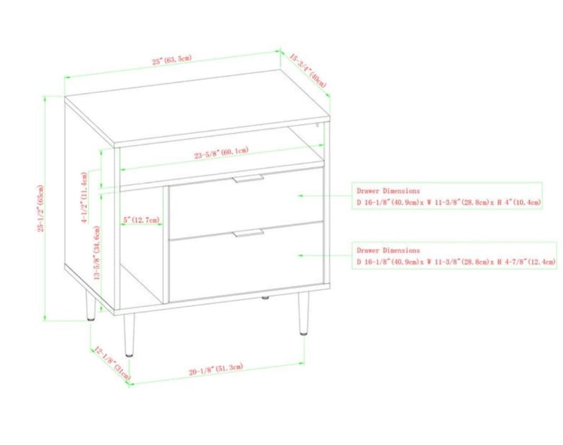 Table de chevet MALDIVA