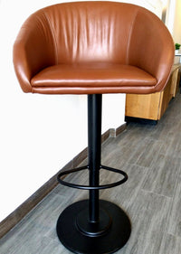 Tabouret bar LOUNGE en cuir