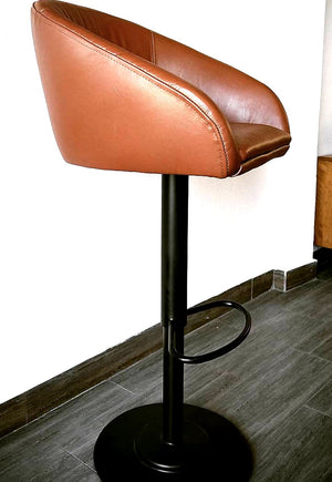 Tabouret bar LOUNGE en cuir