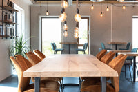 Table salle à manger LIVE EDGE ( gros plateau)
