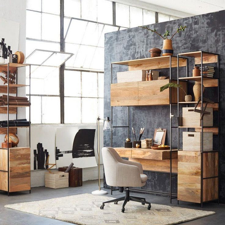 Meuble Bureau-Bibliothèque BOAT Modulable